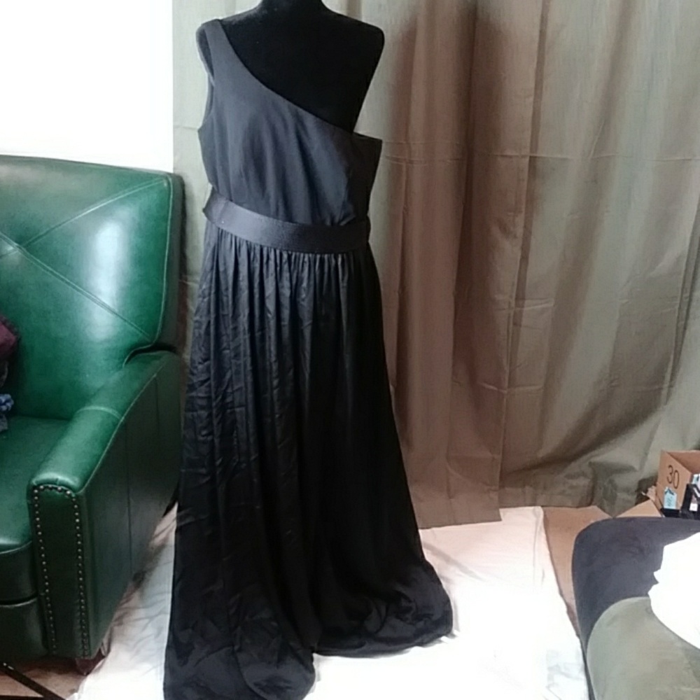 Black bridesmaid dress